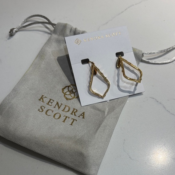 Kendra Scott Accessories - Kendra Scott Gold Geometric Earrings